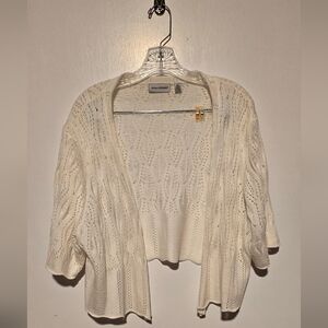 Soft White Sweater 2X